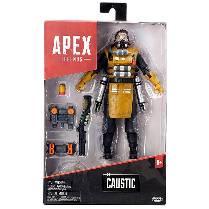 Apex Legends Action Figure With Accessories Fully Posable 15cm Caustic