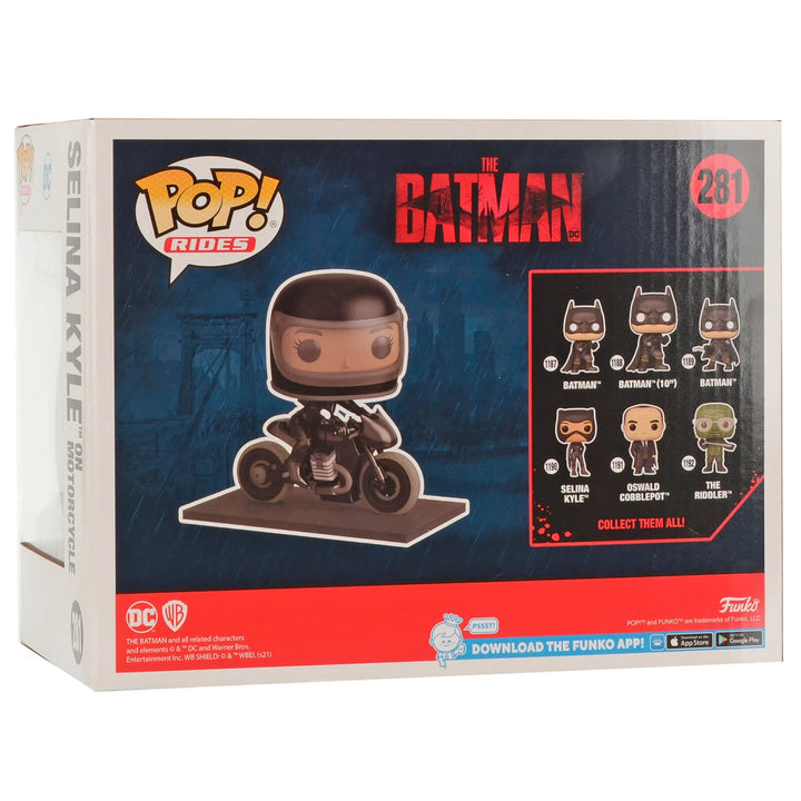 Funko POP Rides The Batman Selina Kyle On Motorcycle Figure 281