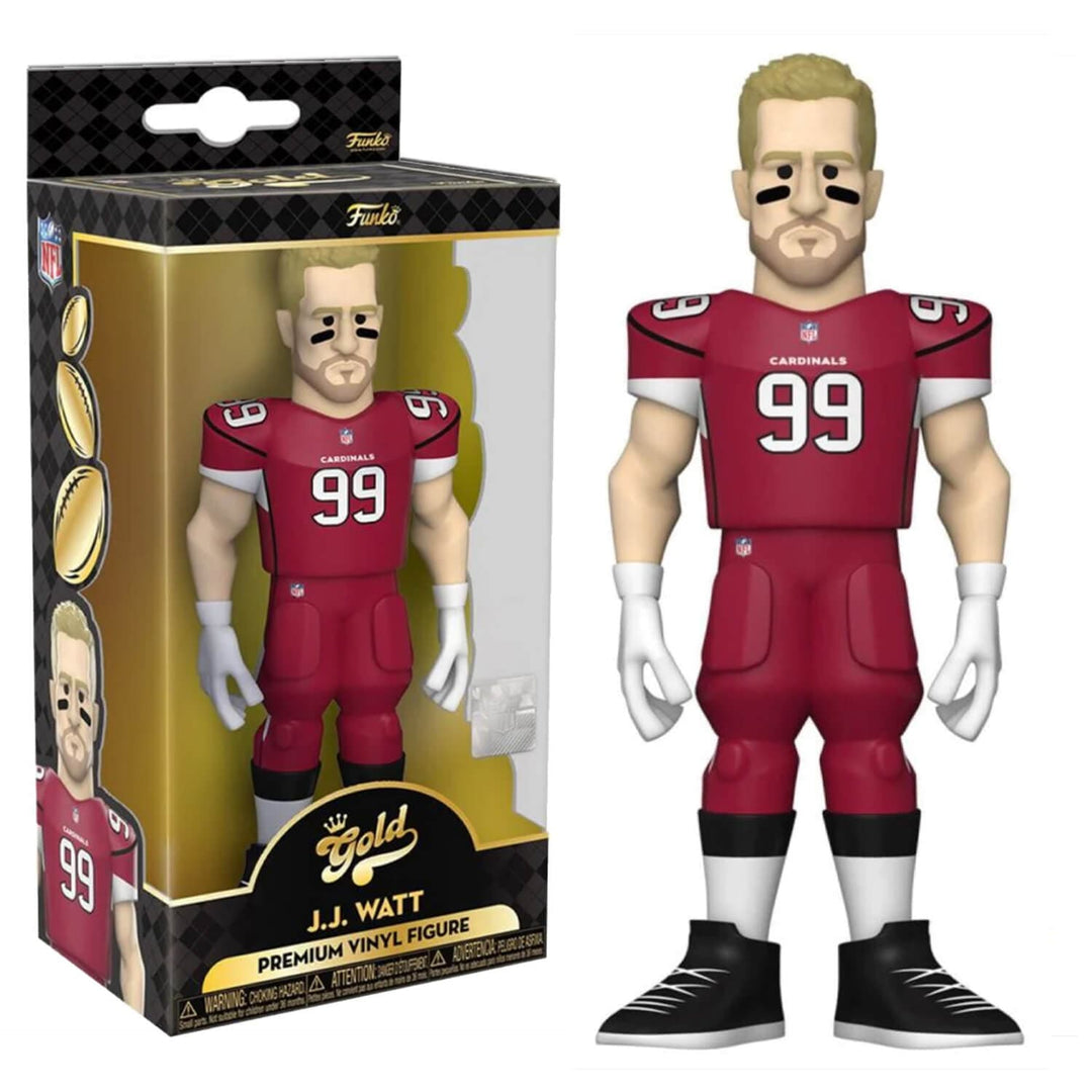 Funko Gold NFL American Football Player Vinyl Figure 13cm 5" JJ Watt - Red