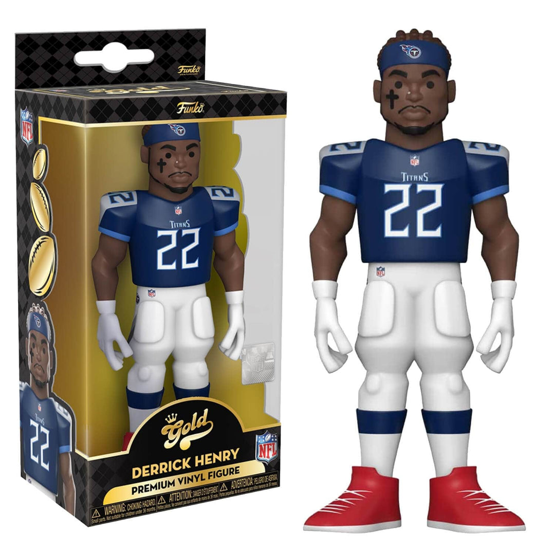 Funko Gold NFL American Football Player Vinyl Figure 13cm 5" Derrick Henry - Navy