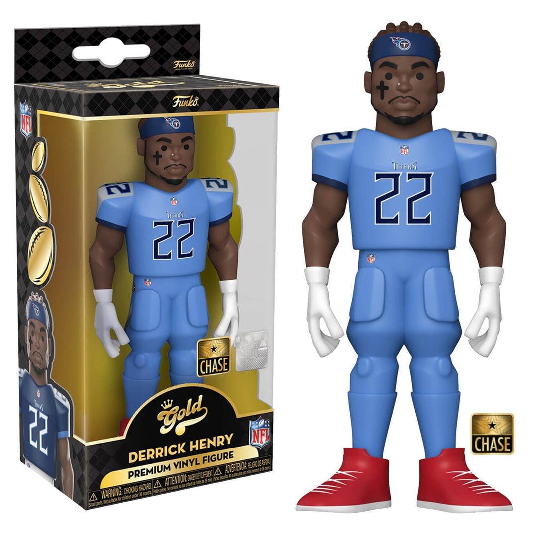 Funko Gold NFL American Football Player Vinyl Figure 13cm 5" Derrick Henry - Blue