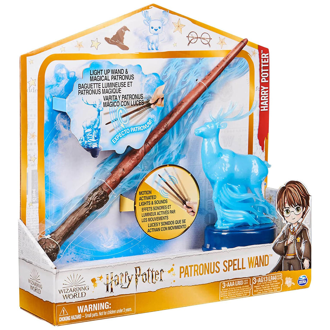 Harry Potter Patronus Spell Wand Light Up Motion Activated Harry