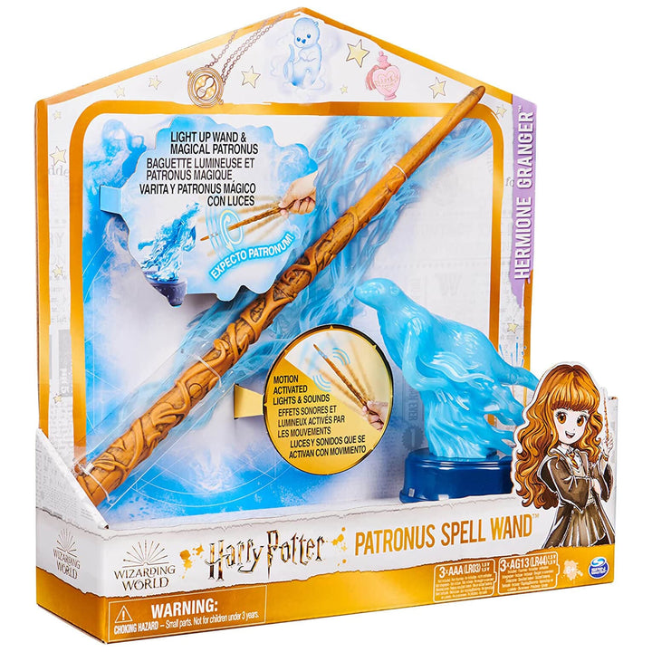 Harry Potter Patronus Spell Wand Light Up Motion Activated Hermione