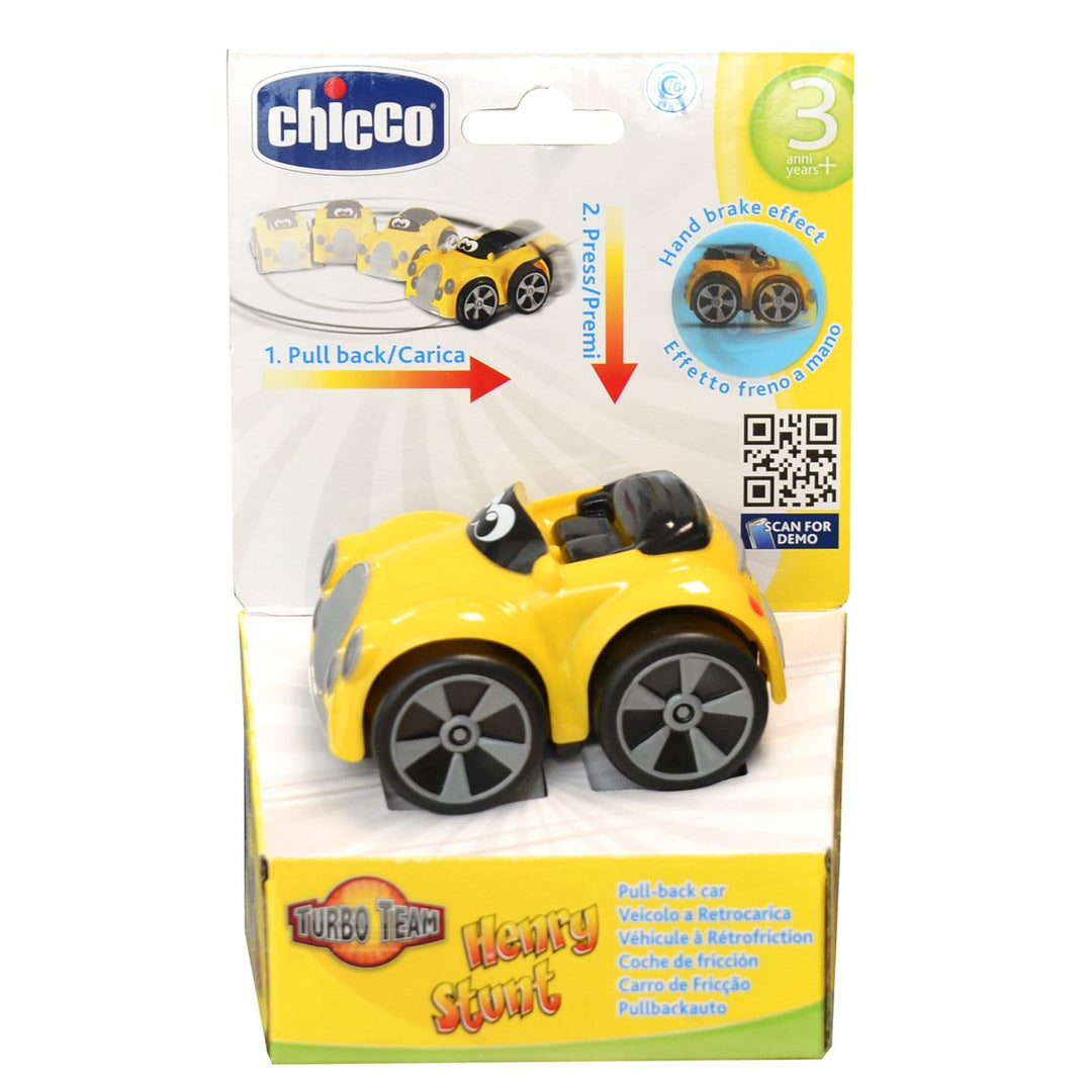 Chicco Stunt Car Henry McLoad Turbo Team Pull Back Action