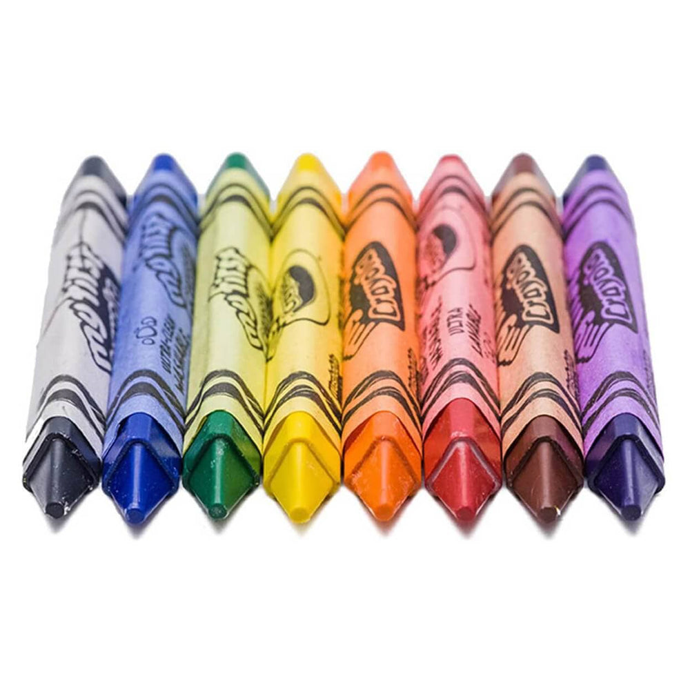 Crayola 8 Pack Washable Easy Grip Crayons Coloured