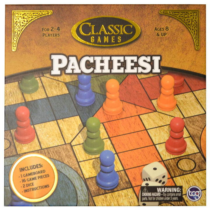 Classic Family Board Games Night Kids Adults 2-6 Players Age 6+ Pacheesi