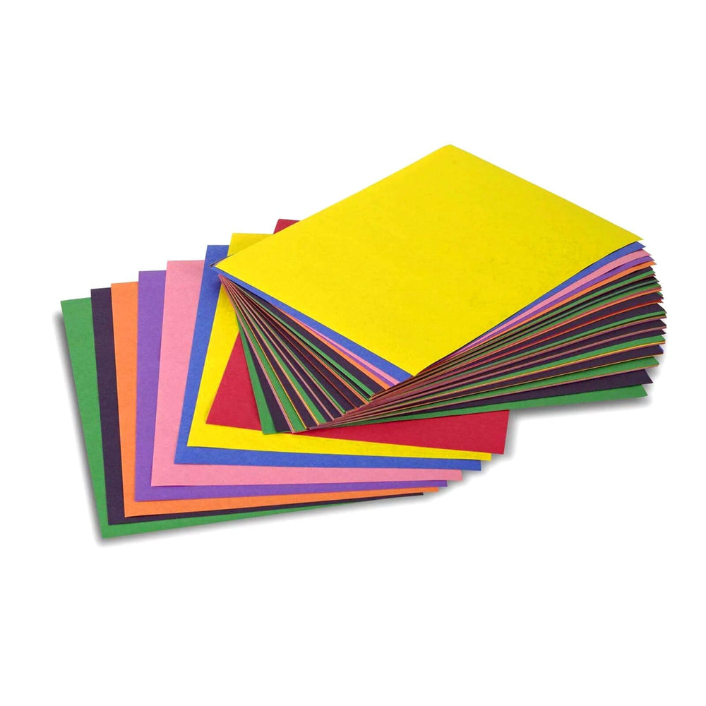 Stack of Crayola Construction paper in 8 colours for art projects and greetings cards