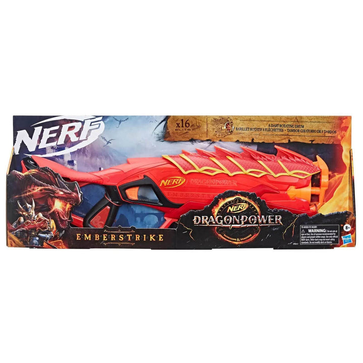 Nerf Dragonpower Emberstrike Dart Blaster Pump Action 8 Shot