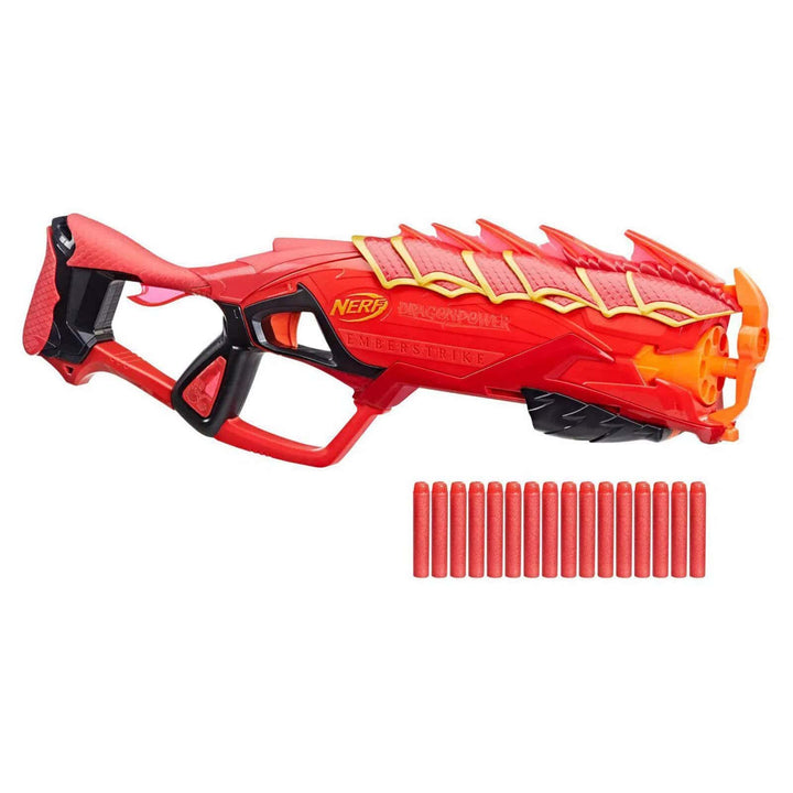 Nerf Dragonpower Emberstrike Dart Blaster Pump Action 8 Shot