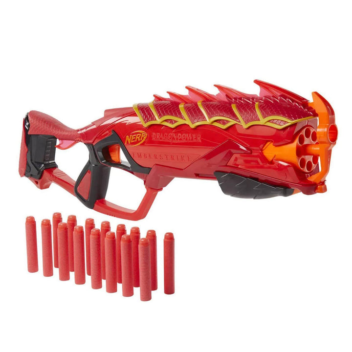 Nerf Dragonpower Emberstrike Dart Blaster Pump Action 8 Shot