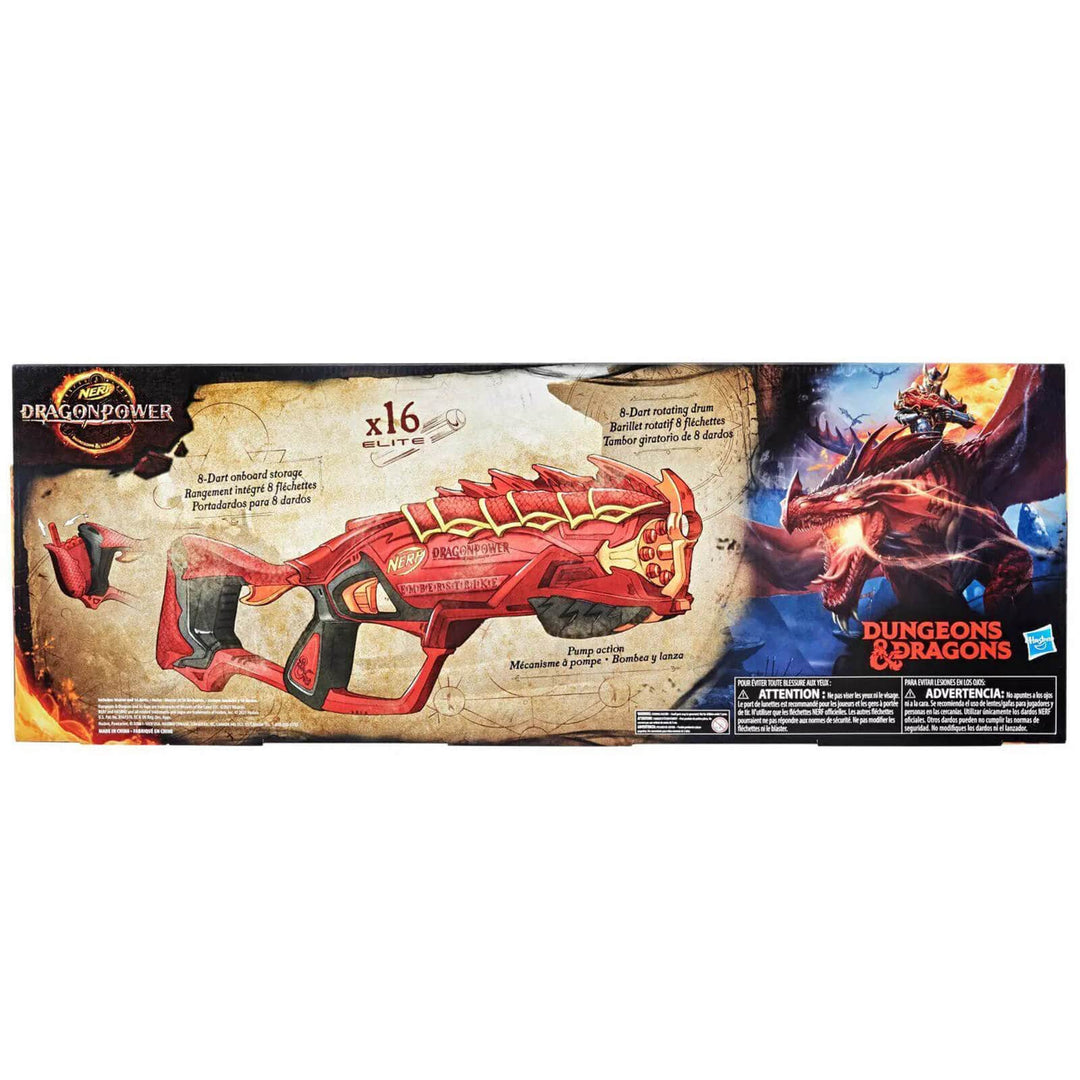 Nerf Dragonpower Emberstrike Dart Blaster Pump Action 8 Shot