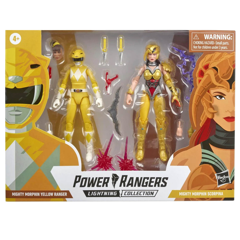 Power Rangers Lightning Collection Battle Pack 2 x Figures 15cm Yellow Ranger