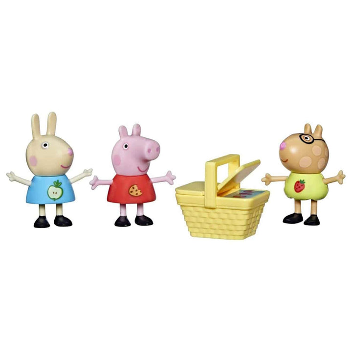 Peppa Pig Peppa's Picnic Fun Playset Basket 3 Figures