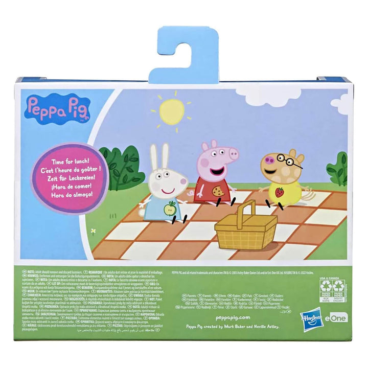 Peppa Pig Peppa's Picnic Fun Playset Basket 3 Figures