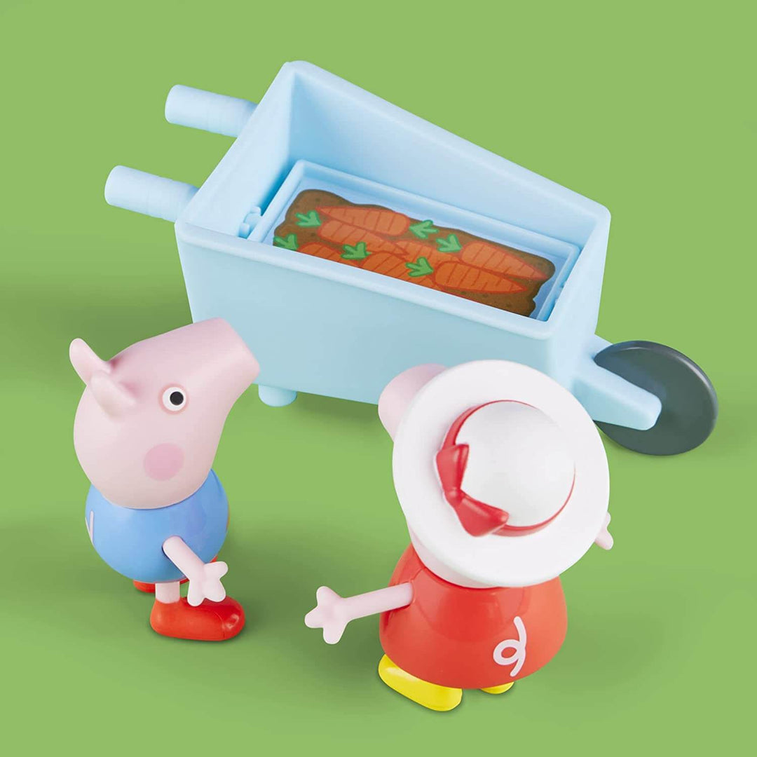 Peppa Pig Peppa's Growing Garden Carrots Wheelbarrow Scarecrow