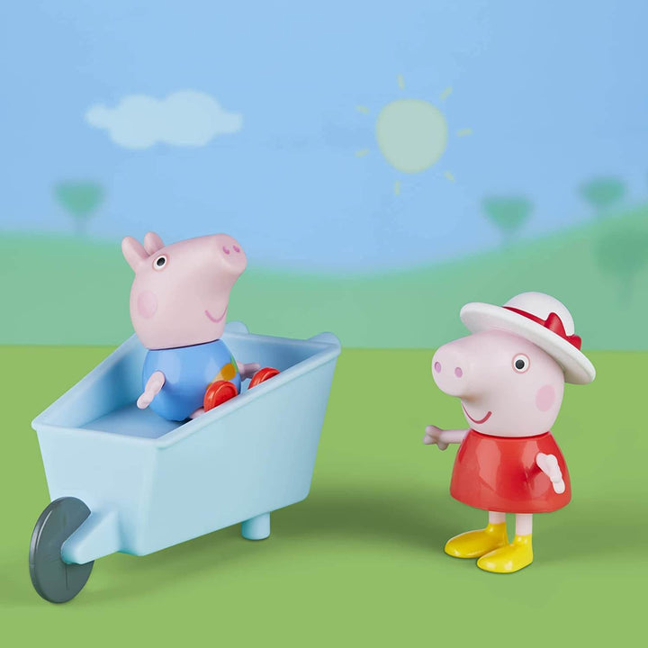 Peppa Pig Peppa's Growing Garden Carrots Wheelbarrow Scarecrow