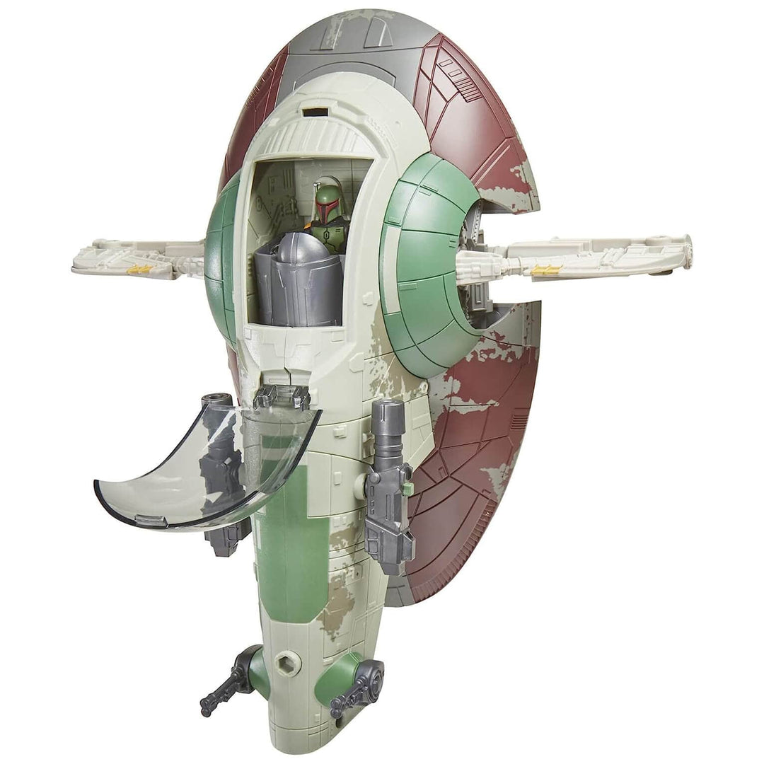 Star Wars Mission Fleet Firespray Starship Boba Fett Figure Set