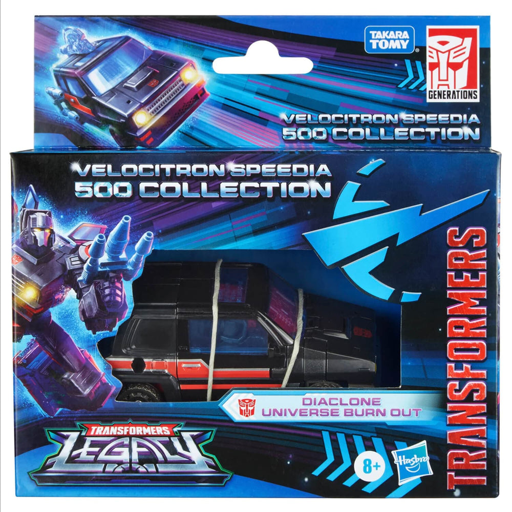 Transformers Legacy Velocitron Speedia 500 Action Figure 14cm Burn Out