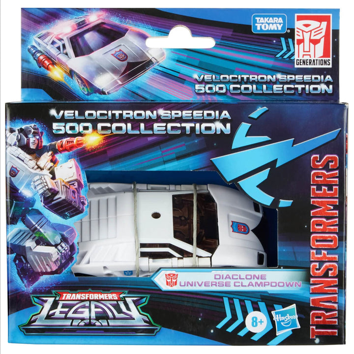 Transformers Legacy Velocitron Speedia 500 Action Figure 14cm Clampdown