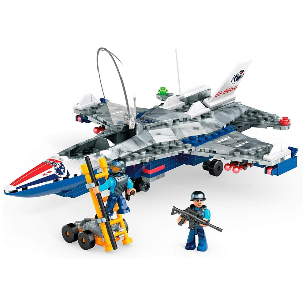 Mega Construx Fighter Jet Building Set Plane 221 Pieces Age 6+