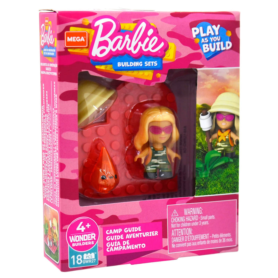 Barbie Mega Construx Micro Doll Building Set Heart Base Camp Guide