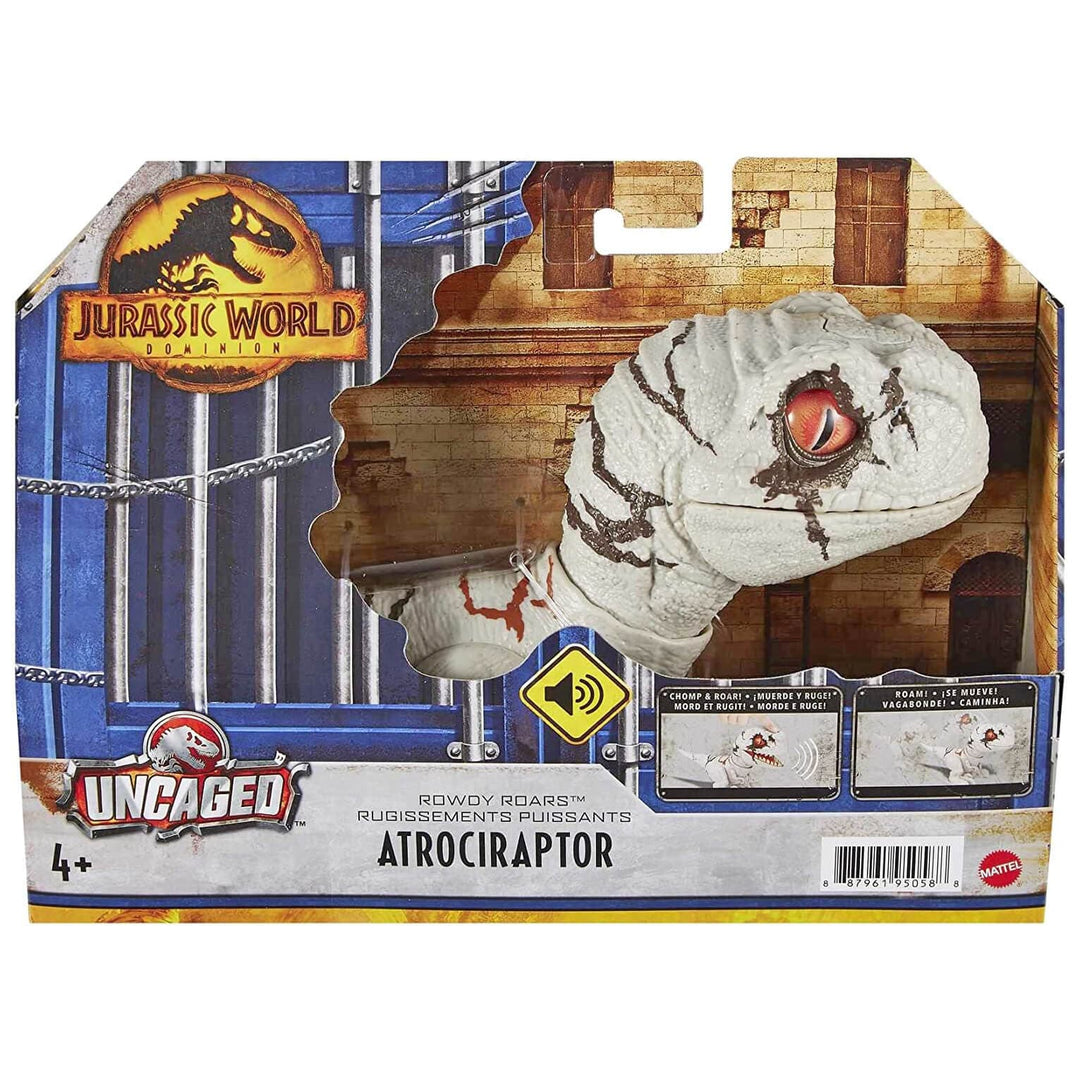 Jurassic World Rowdy Roars Atrociraptor Interactive Dinosaur 21cm