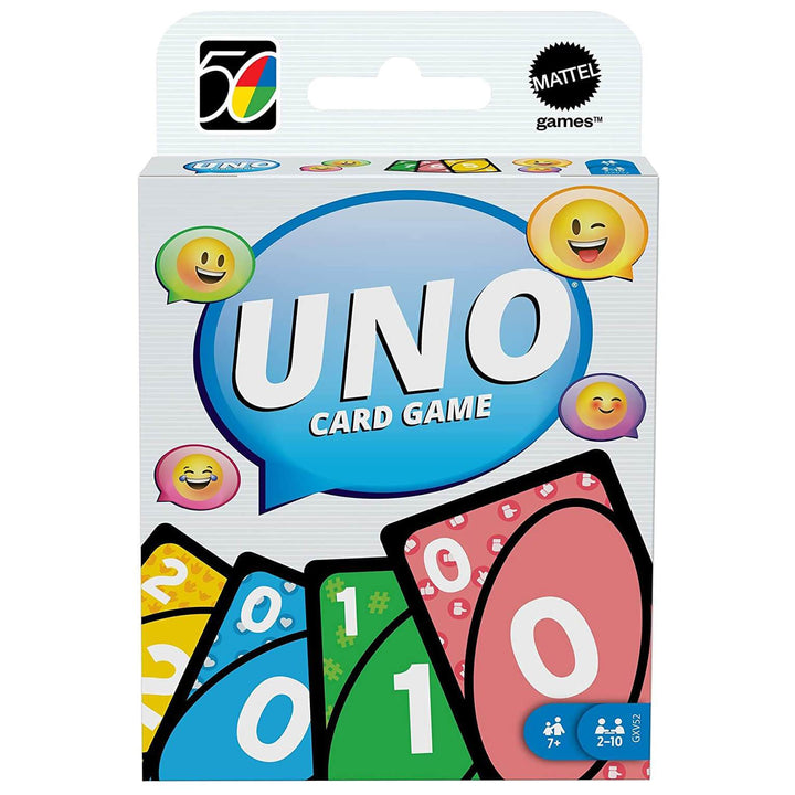 Uno Card Game Classic Family Fun 2010s 50th Anniversary Pack