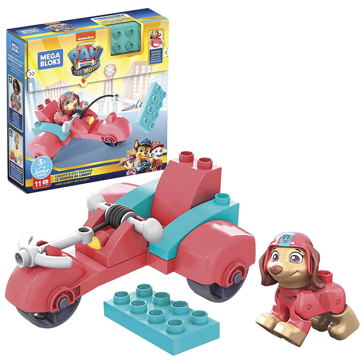 Mega Bloks Paw Patrol Vehicle Building Set With Figure Age 3+