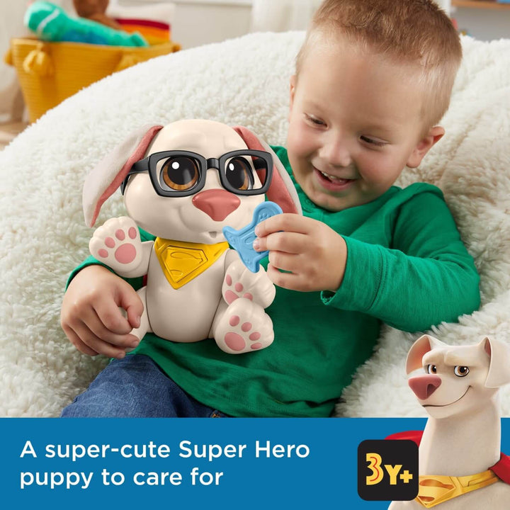 DC Super Pets Baby Krypto Interactive Puppy Sounds Music 20cm