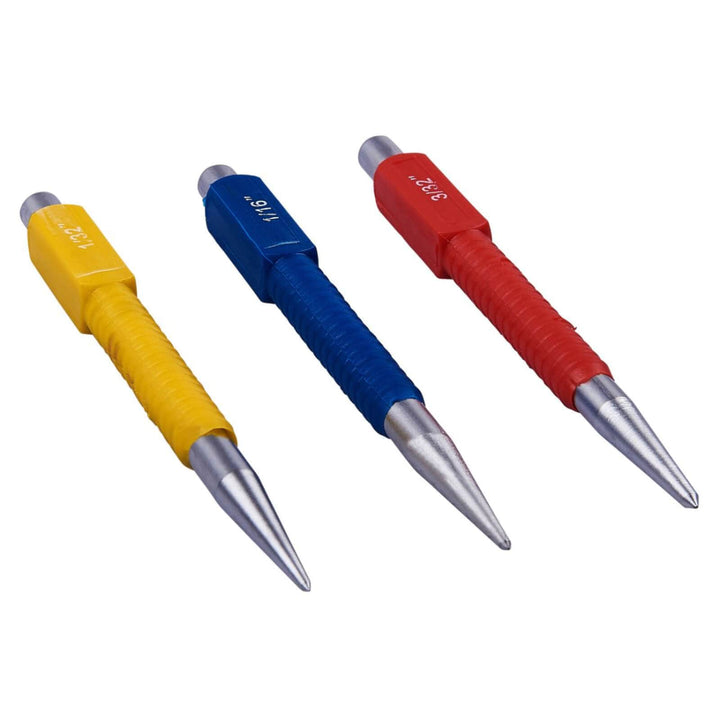 Amtech 3pc Centre Punch Colour Coded Set