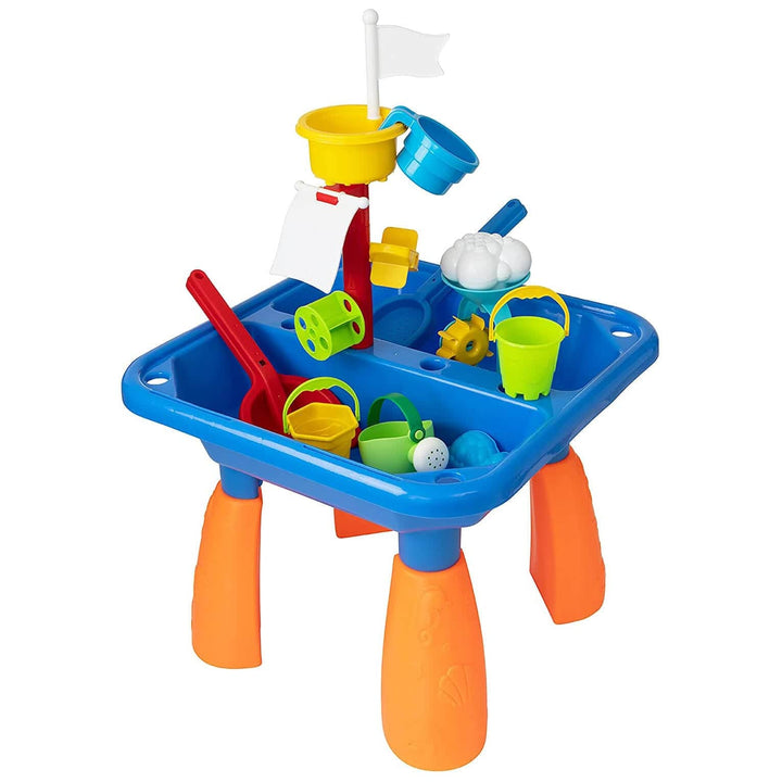 Sand & Water Play Table 22 Pieces Tiny Tots Build Outdoor Toy