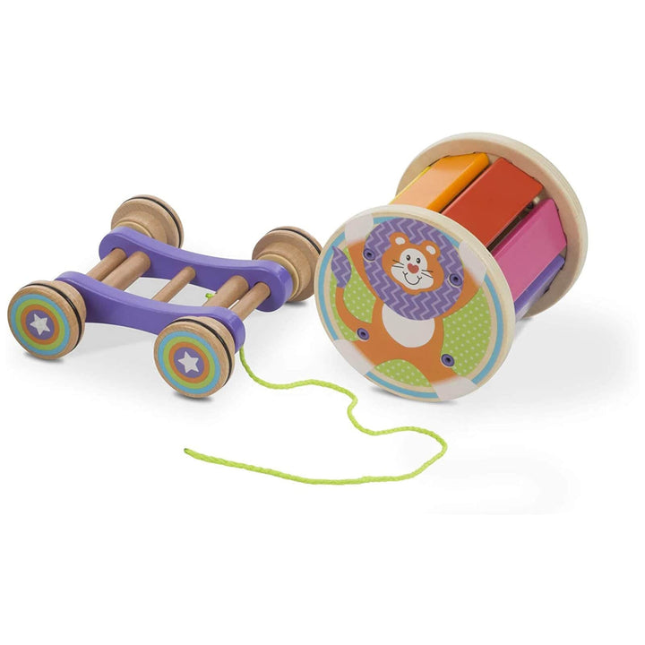 Pull &amp; Play Xylophone Wooden Musical Toy Melissa &amp; Doug 18m+