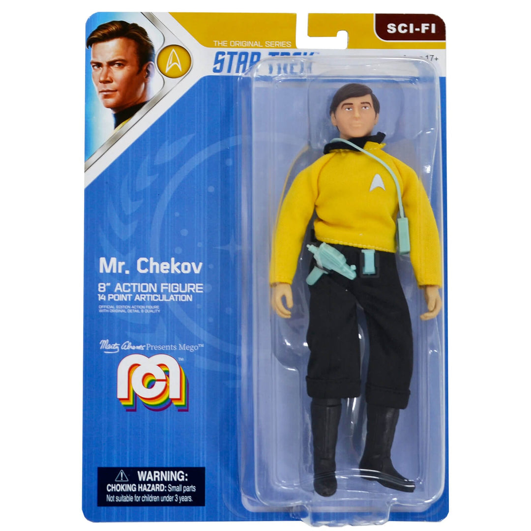 Mego Star Trek 8" Action Figure Fabric Clothing Fully Poseable Mr. Chekov