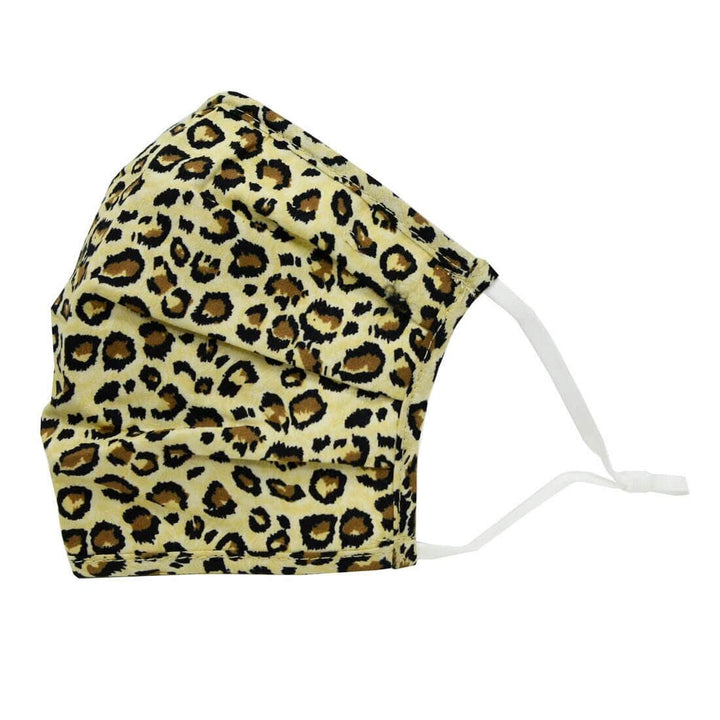 Adults Cotton Lined Face Mask Printed Adjustable Reusable Animal Print