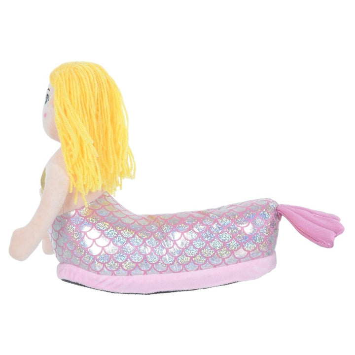 Adults Light Up Mermaid Slippers Pink Novelty Size Up To 7