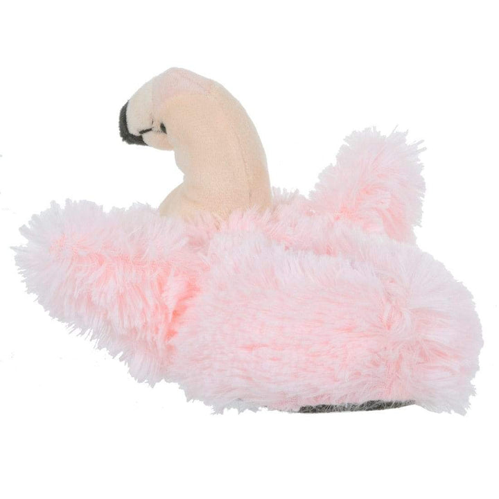 Kids Flamingo Slippers Pink Fleece Non Slip One Size