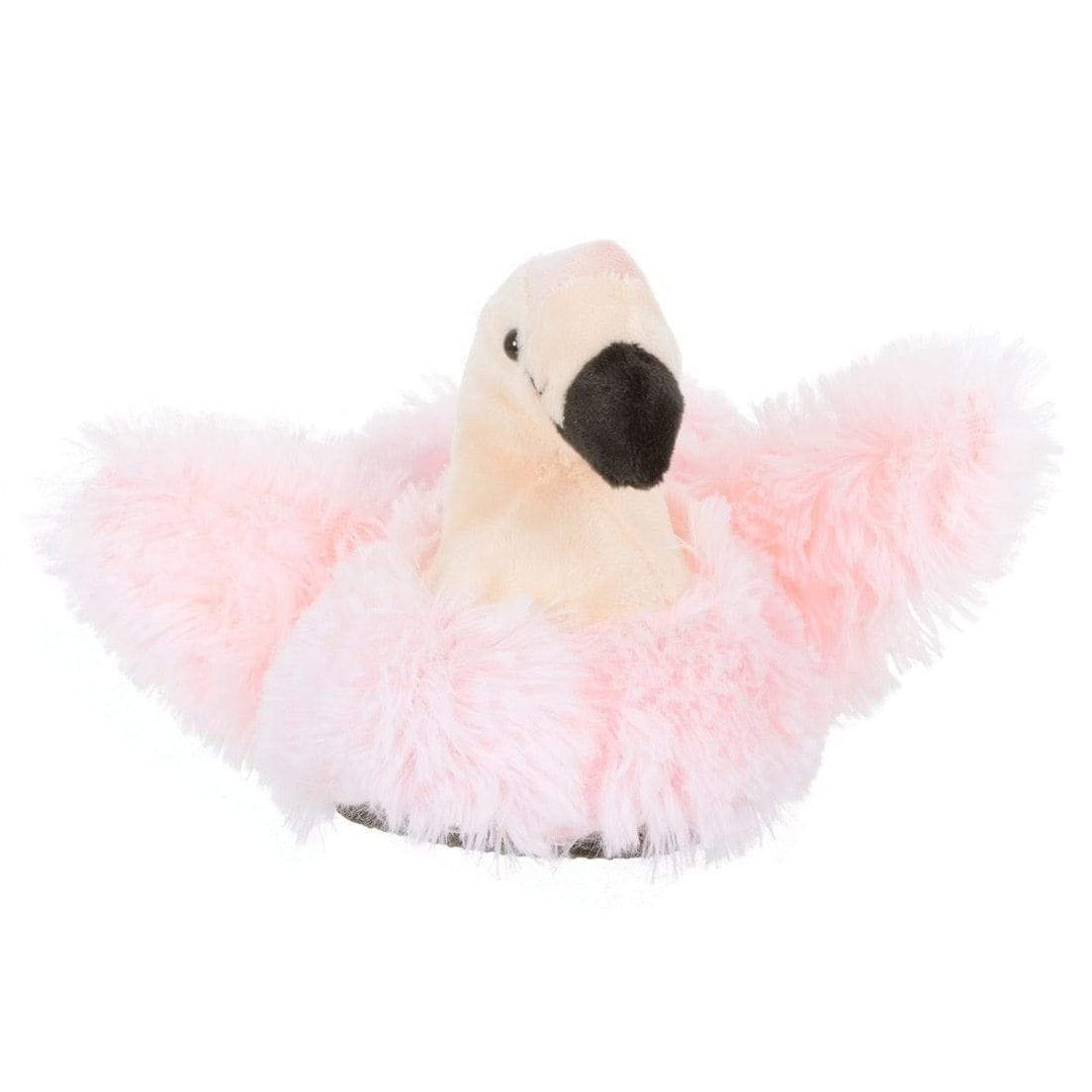 Kids Flamingo Slippers Pink Fleece Non Slip One Size