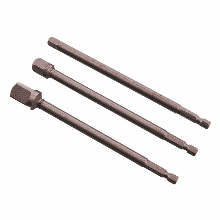 Amtech 3 Piece 1/4" Hex Extension Adaptor Set