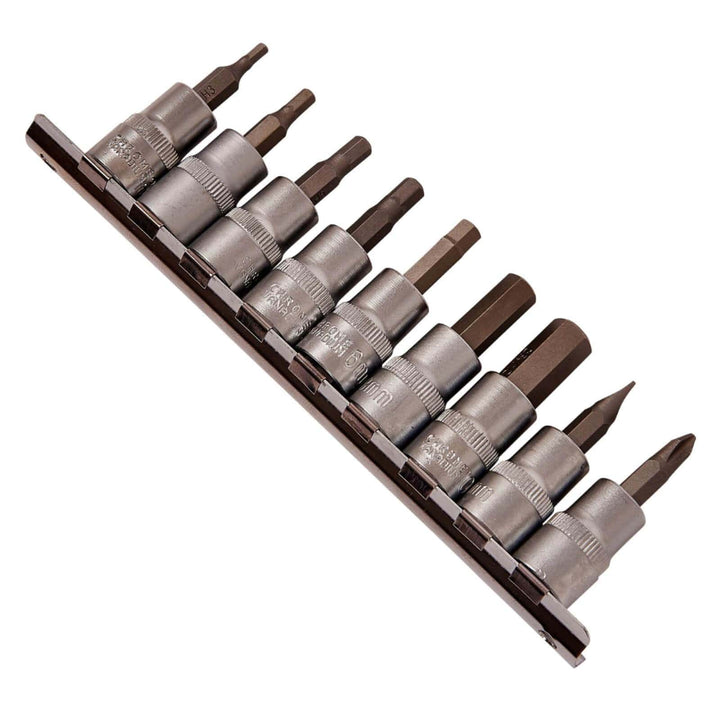 Amtech 10 Piece 3/8'' Drive Hex Bit Socket Set