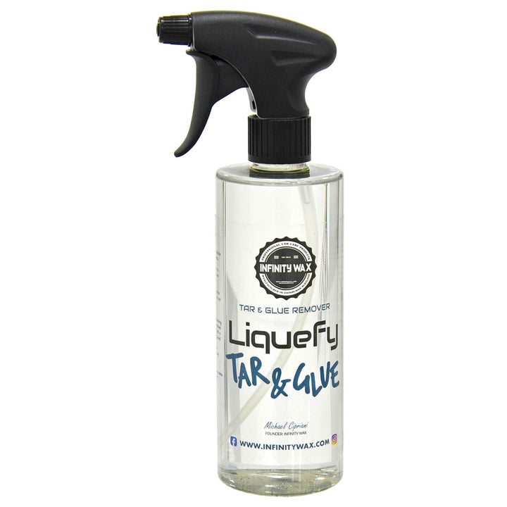 Liquefy Tar &amp; Glue Remover Safe Easy Car Care 500ml