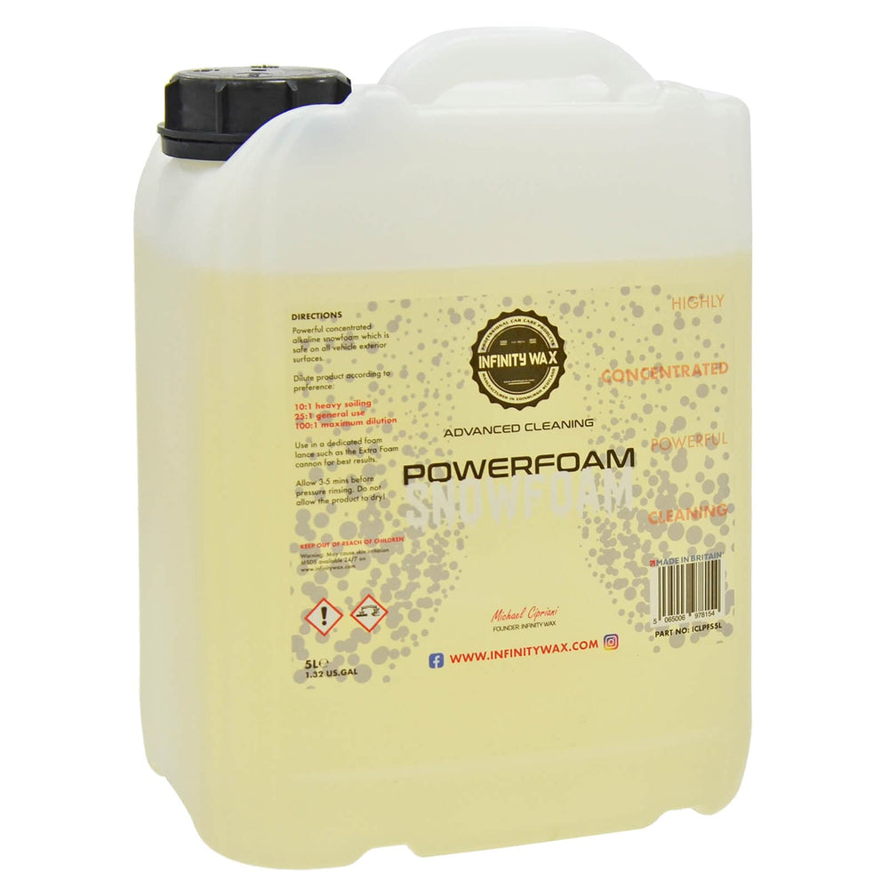 Powerfoam Snowfoam Concentrate Car Wash Cleaning Alkaline 5L