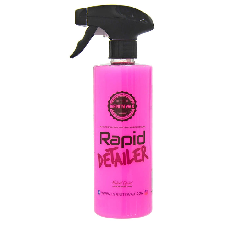 Rapid Detailer Spray Car Paint Glass Instant Protection 500ml Pink