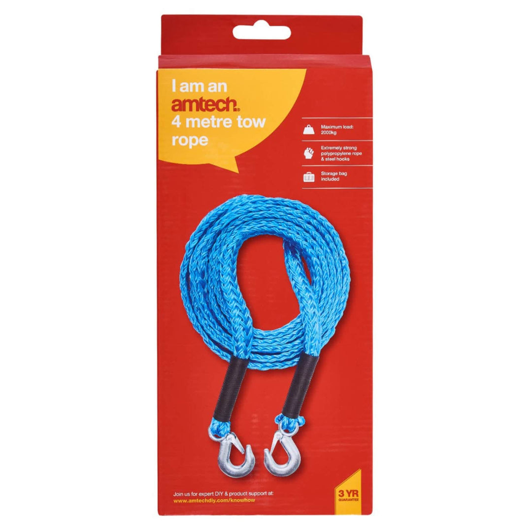 Amtech Strong 4M Tow Rope Blue