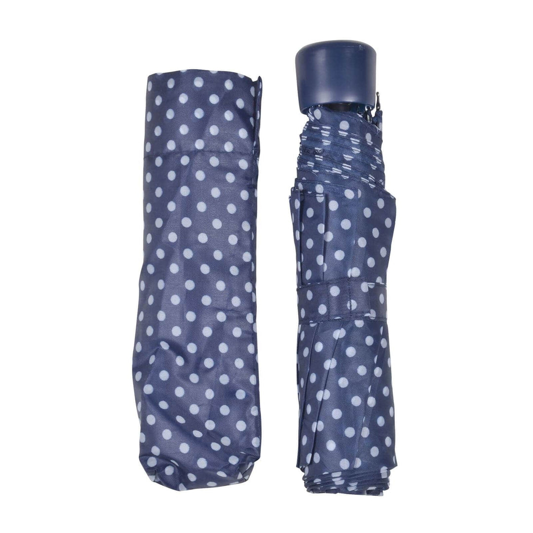 Drizzles Classic Polka Dot Supermini Umbrella Manual Brolly