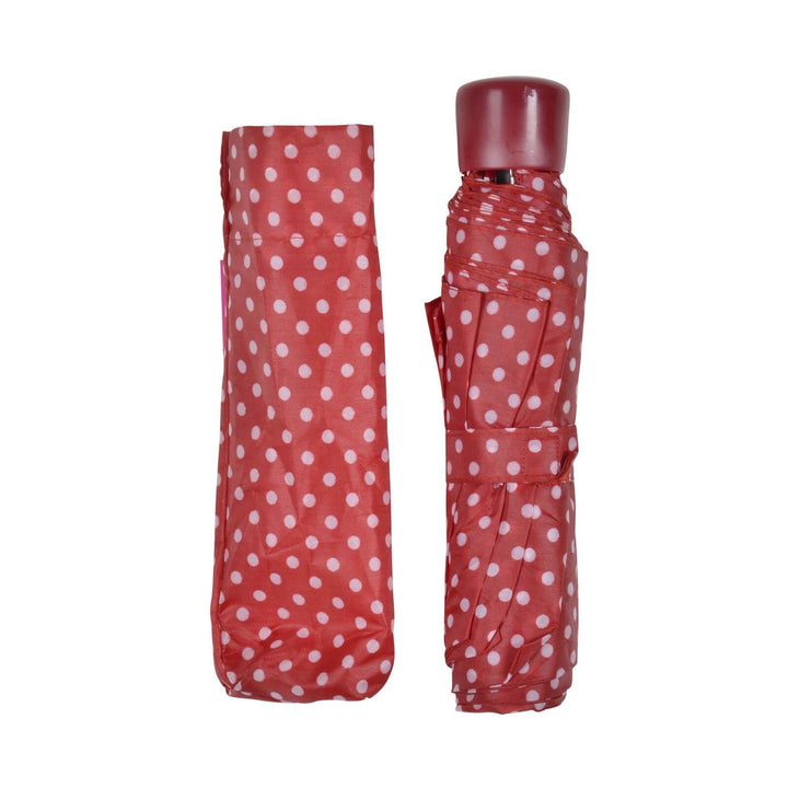 Drizzles Classic Polka Dot Supermini Umbrella Manual Brolly