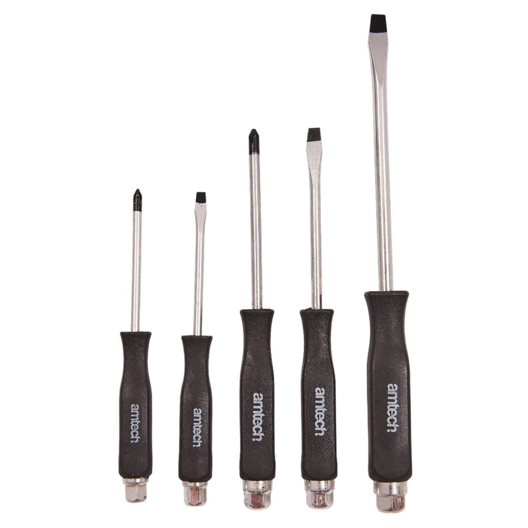 Amtech 5 Piece Go-Thru Screwdriver Set