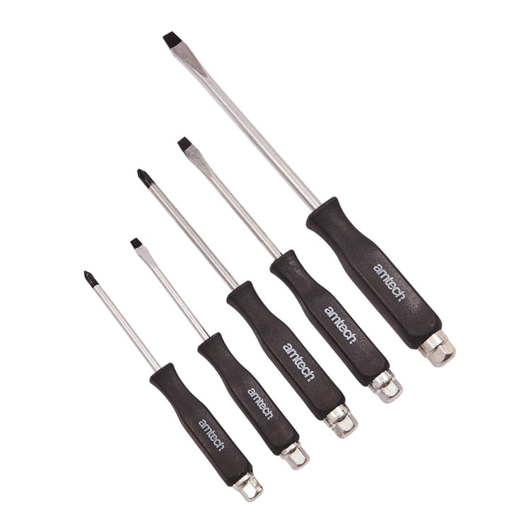 Amtech 5 Piece Go-Thru Screwdriver Set