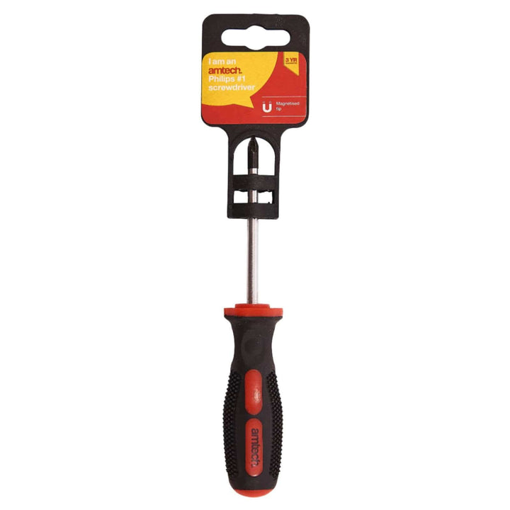 Amtech Screwdriver Pozi Phillips Slotted 75mm 100mm 150mm