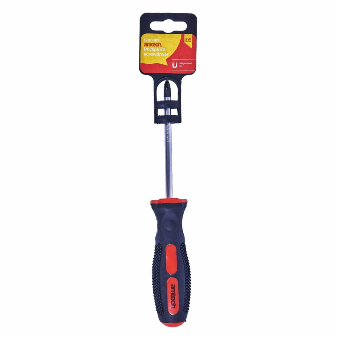 Amtech Screwdriver Pozi Phillips Slotted 75mm 100mm 150mm