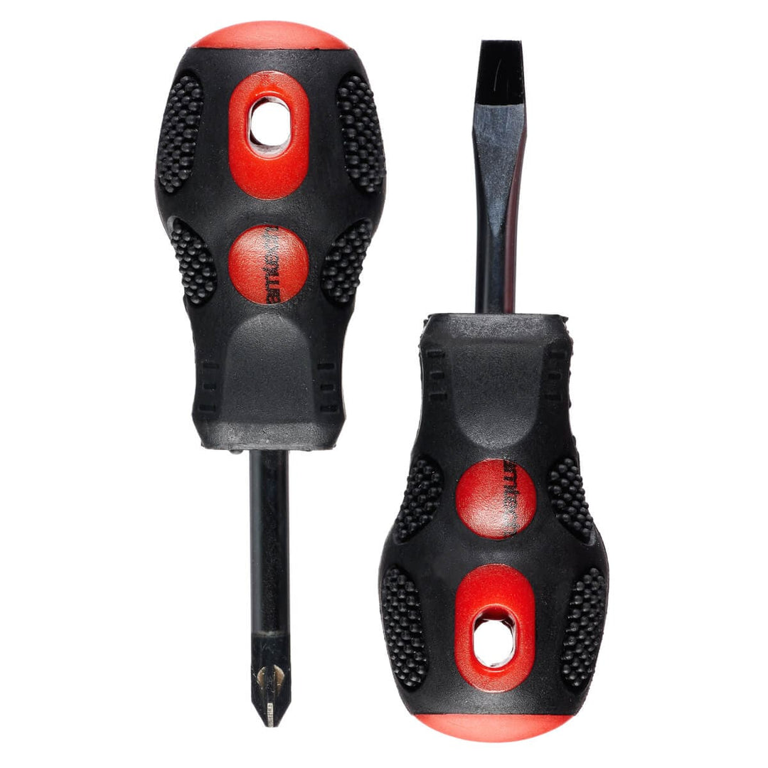 Amtech 2 Piece Stubby Screwdriver Set